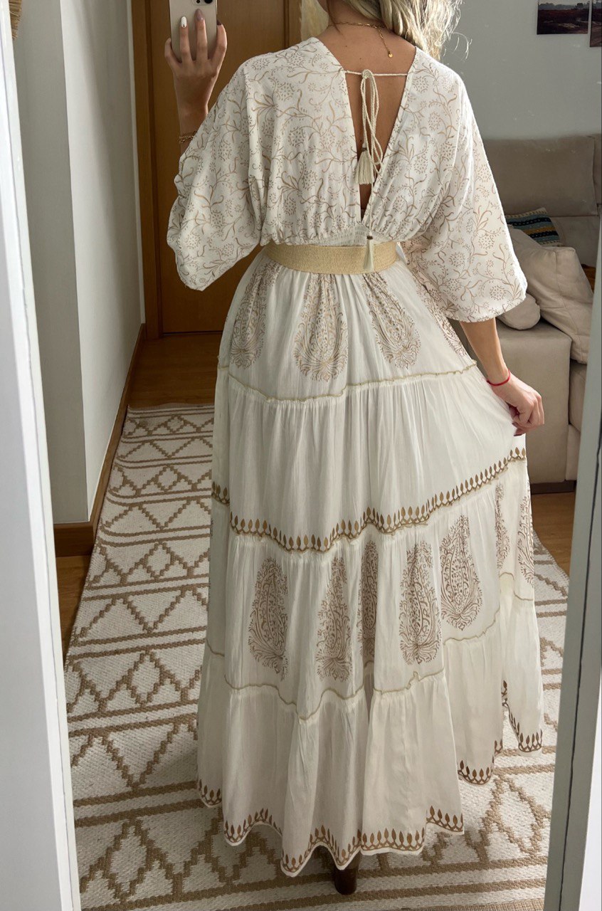 Boho Kimono Bloom Maxi