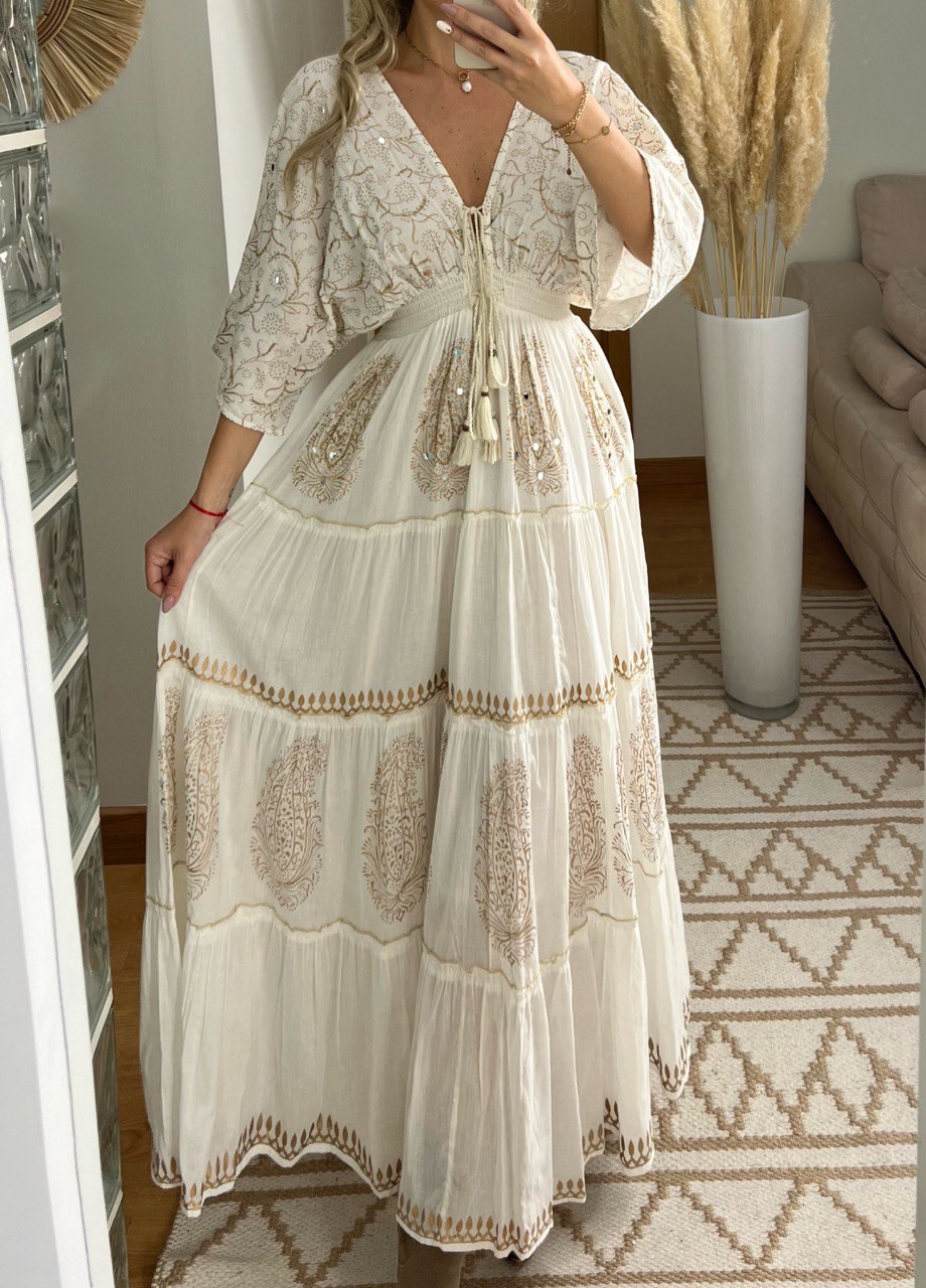 Boho Kimono Bloom Maxi
