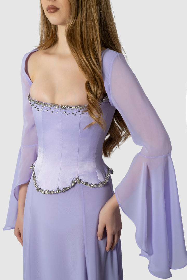 Lavender Corset Dress